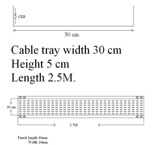 Q235 2.0 밀리미터 두께 케이블 트레이 프로필 롤 성형기