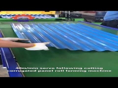 40m-분 서보 팔로우 골판 패널 롤 성형기